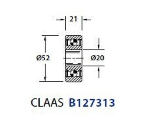 For CLAAS Roller Bearing 20 X 52 X 21 mm