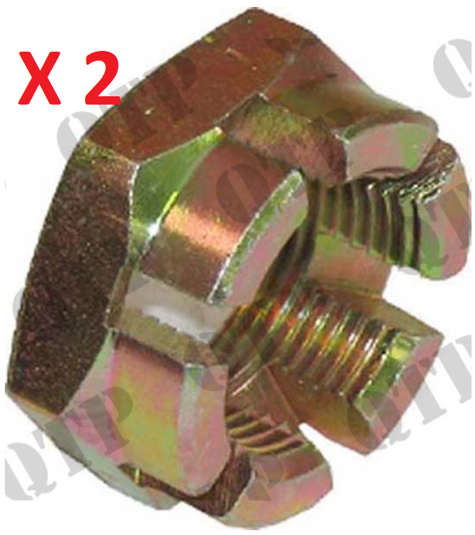 For Massey Ferguson Stub Axle Nut Heavy Duty 1 1/4" - PACK OF 2