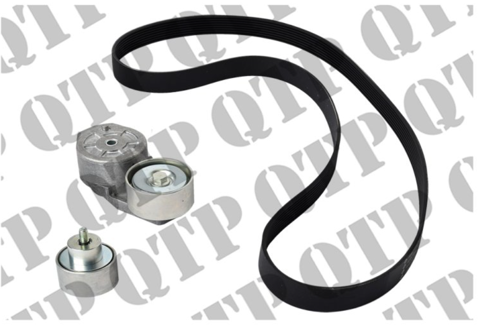 For Case Maxxum Puma MXU Fan Belt Tensioner & Pulley Kit