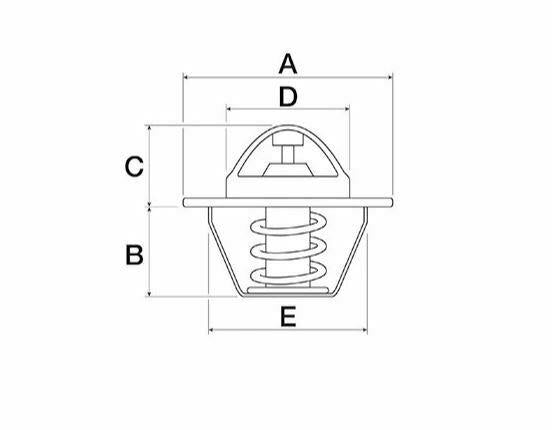 New Holland THERMOSTAT WITH SEAL Ø 60 MM - H 47mm T6, T7, TSA, T6000