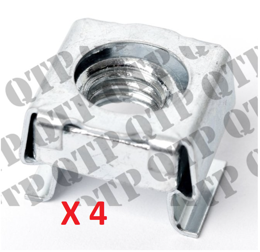For Massey Ferguson 300 Series FRONT GRILL NUT (Pack of 4)