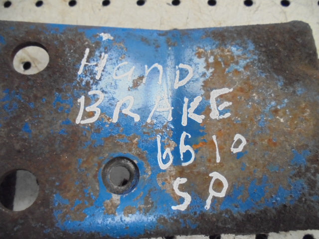 Ford 5610 6610 7610 Super Q Cab Handbrake Cable Bracket On Cab Floor By Handbrake Lever