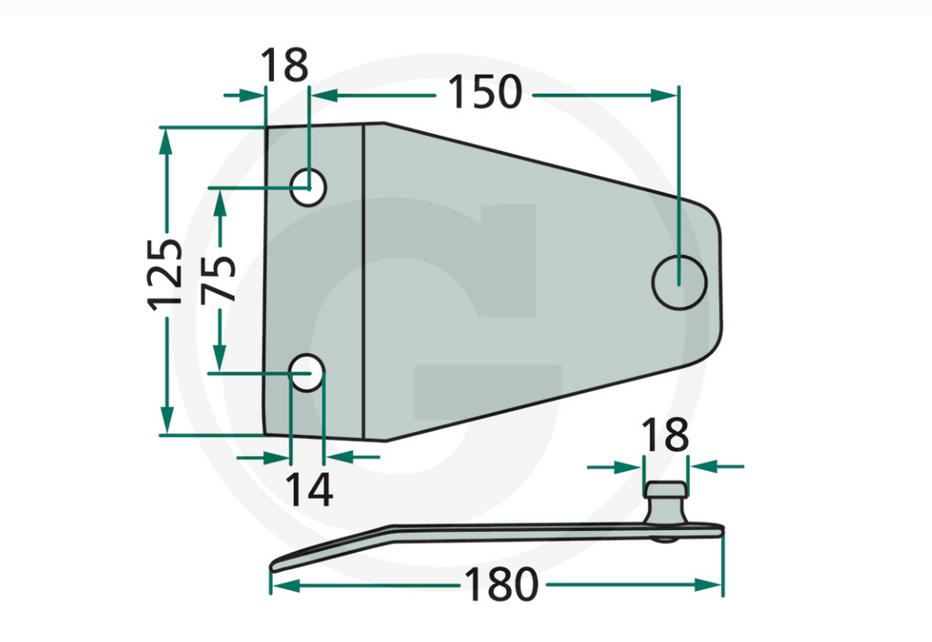 For Deutz-Fahr Vicon/PZ Krone Kuhn Taarup MOWER Blade Holder