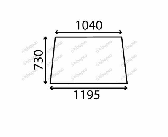 for, David Brown 1200, 1400, 900 series WINDSCREEN FLAT - TINTED