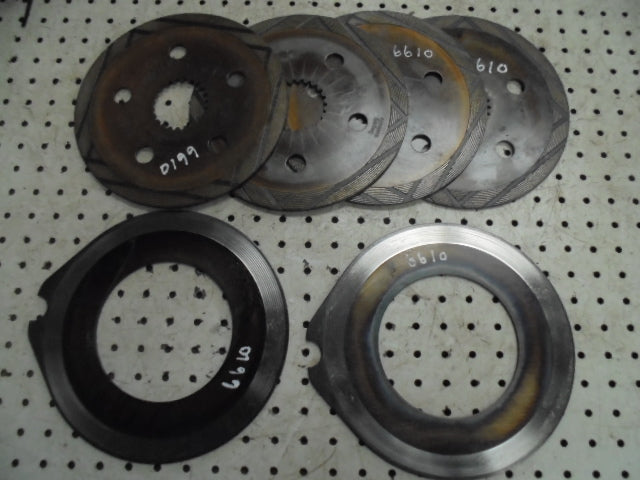For FORD 5610 6610 7610 BRAKE DISCS 4 BRONZE & 2 STEEL