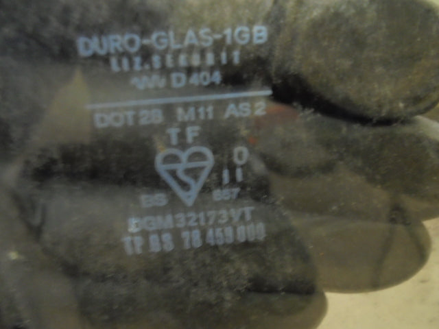 David Brown 1390, 1490 Right Hand Top Door Glass