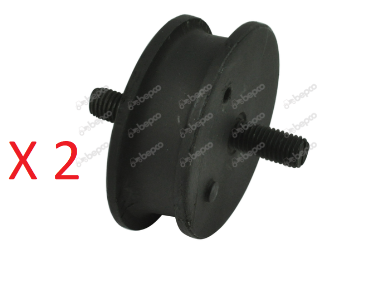 For CASE IHC XL CAB RUBBER MOUNTINGS PAIR