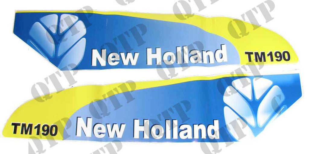 New Holland TM190 Decal Kit Stickers - late type