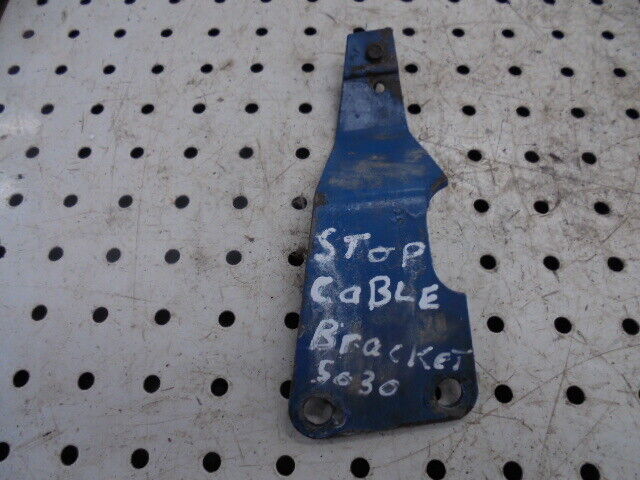 for, Ford 5030 Engine Stop Cable Bracket by injector pump in Good Condition