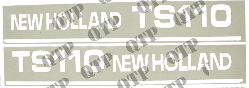 New Holland TS110 Decal Kit