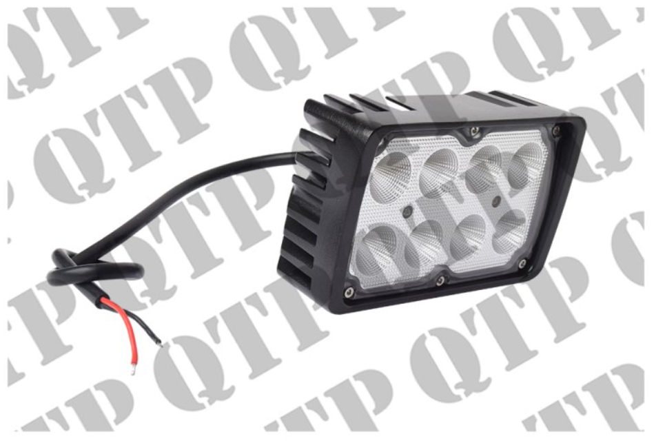 For FORD NEW HOLLAND WORK LAMP 8 LED Flood 3000 Lumens 140 x 90 x 70 mm