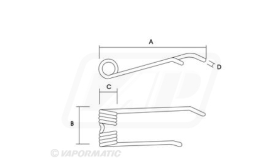For JF HAY TINE PACK OF 10 JF - CR300, CR320, CR400