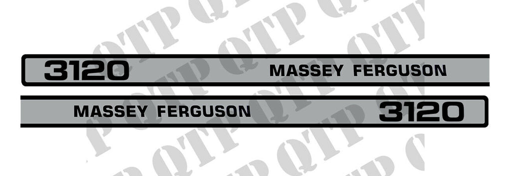Massey Ferguson 3120 Bonnet Decal Kit