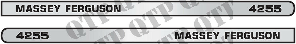 Massey Ferguson 4255 Bonnet Decal Kit