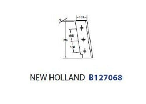 New Holland Baler 276, 370, 376, 377, 378, 940 NH, 945 NH Piston Knife