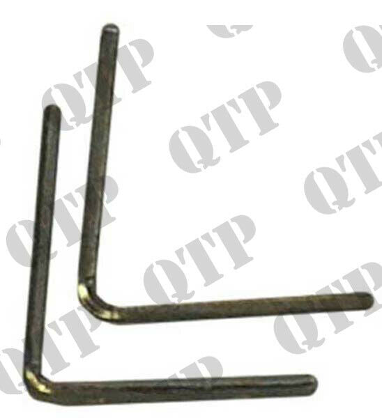 Ford New Holland Super Q Cab Rear Window Bracket Pair