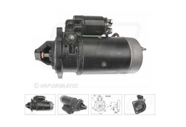 For CASE IHC STARTER MOTOR 12v 3kw