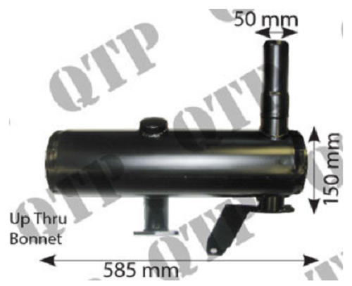 Ford New Holland  Exhaust Box 5640, 6640 TS115, TS80, TS90