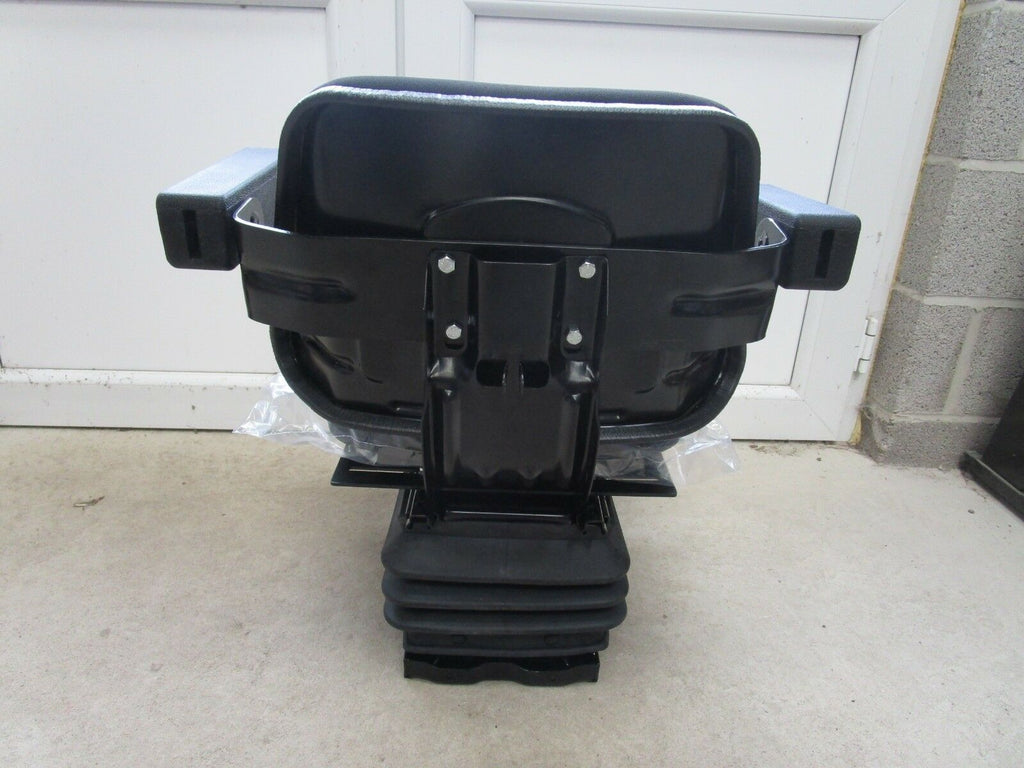 Mechanical Suspension Tractor Seat With Foldable Armrests