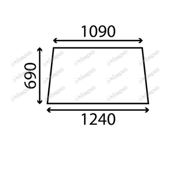 For FORD 3610 4110 4610 WINDSCREEN