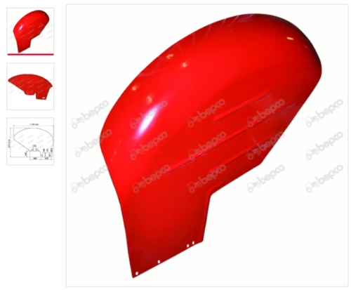 Massey Ferguson 135, 35  Mudguard RH