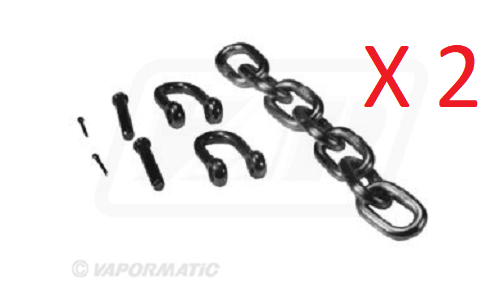 for, Massey Ferguson Inner Check Chain Assembly PAIR  135, 35, TE