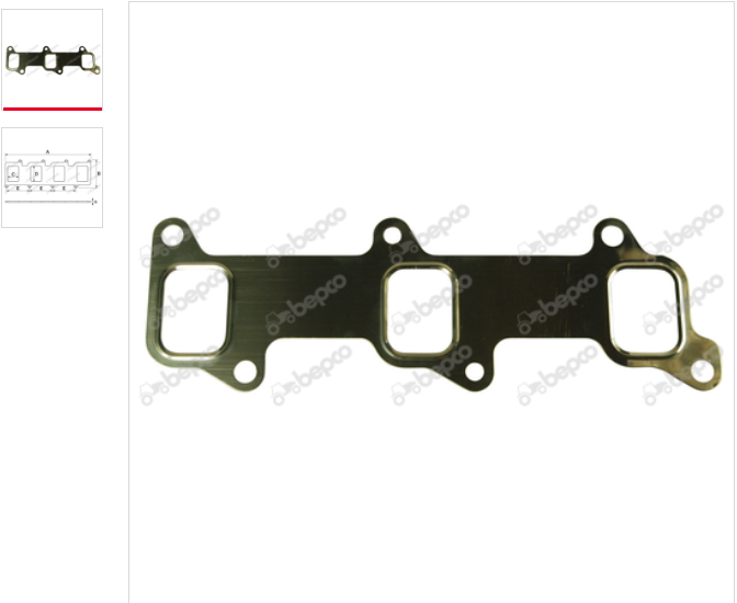 For Ford New Holland Exhaust Manifold Gasket 4600, 4610 