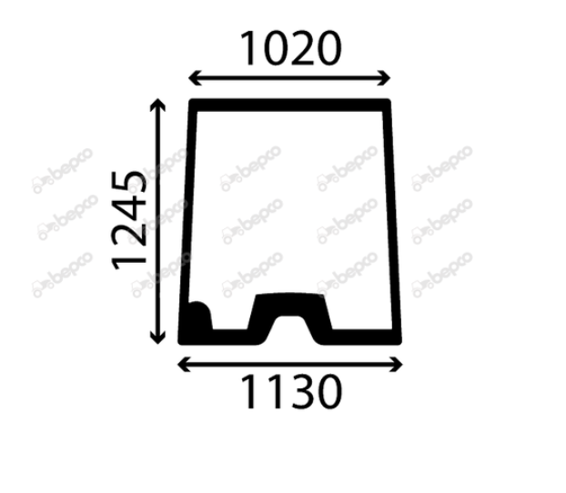 For KRAMER 750T WINDSCREEN GLASS
