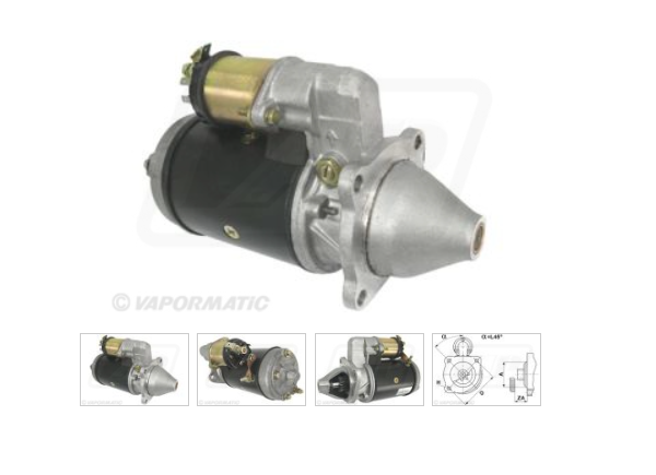 For CASE IHC 275 414 STARTER MOTOR 2.2kw