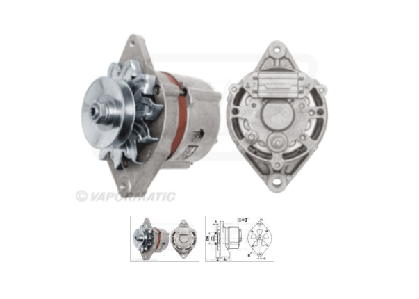 Massey Ferguson 135, 240, 265, 290 Alternator 14V 33A