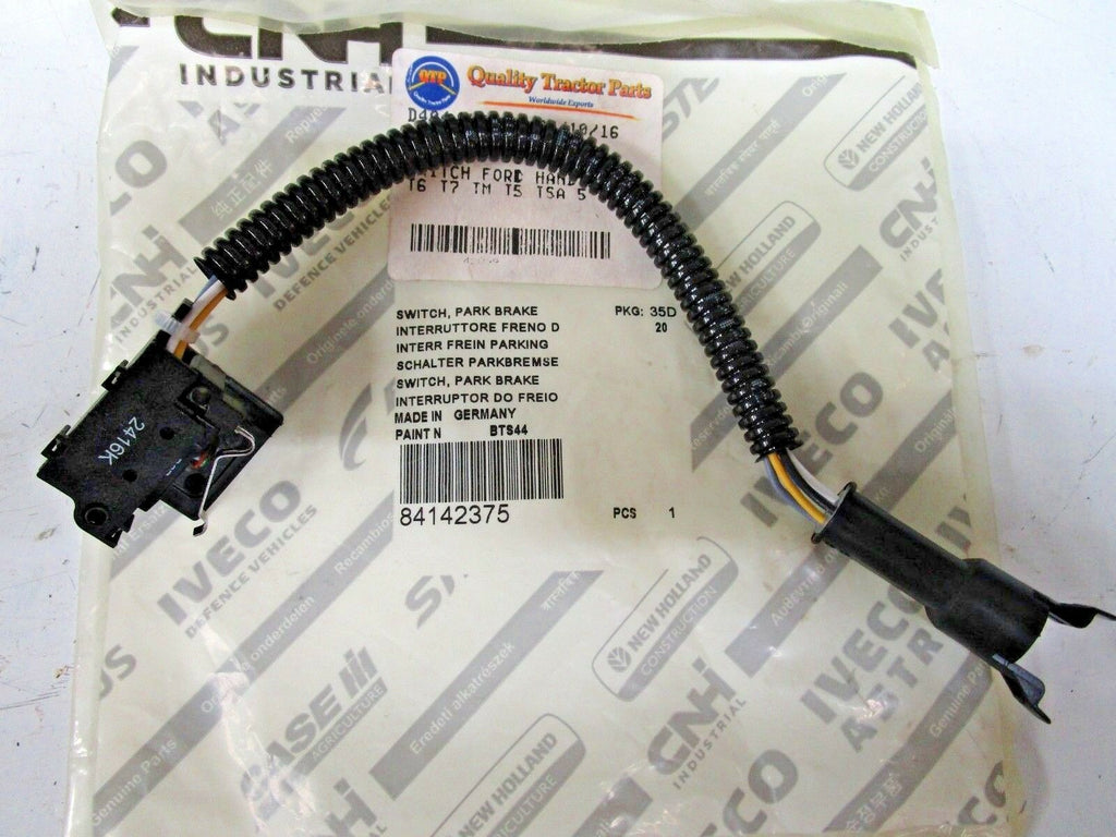 Ford / New Holland HAND BRAKE Switch T6 T7 TM TS TSA Series 5 WIRE
