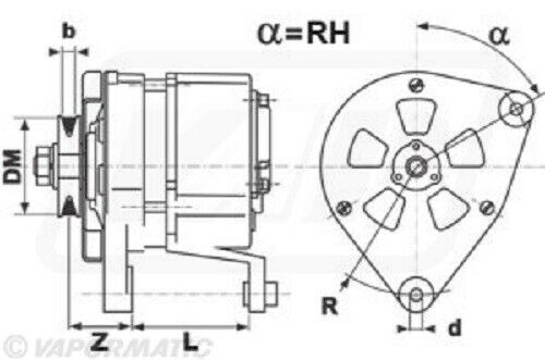 Case Maxxum, MXU, Puma Alternator 120Amps