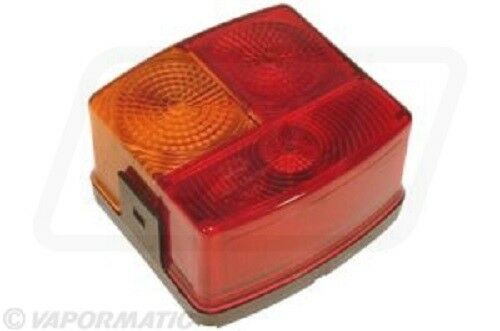 Case IH Stop & Tail Lamp  Rear 3 function rear light assembly. 90mm x 85mm.