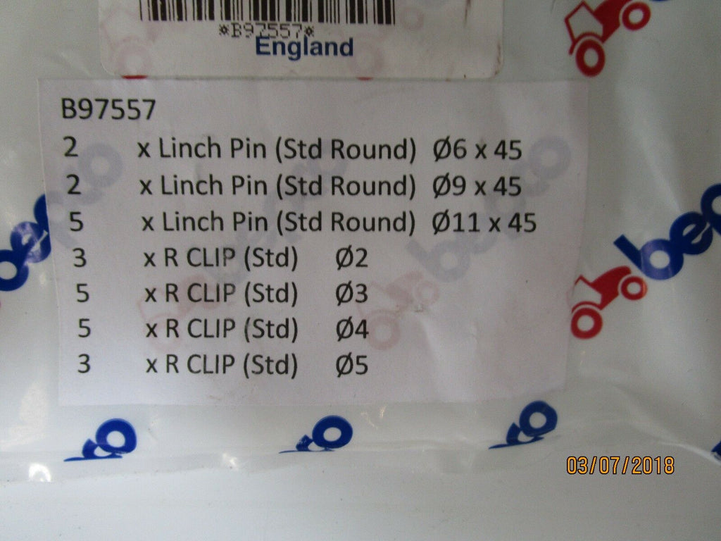 FARMERS PACK - SMALL GRAB BAG R CLIPS & LYNCH PINS (STD) - QTY 25