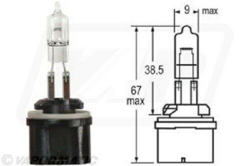 885 - Bulb H7 Halogen headlamp bulb (12v 50W)