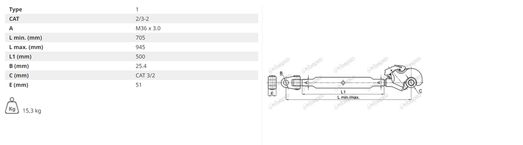 For MASSEY FERGUSON 5400 6400 6600 7600 TOP LINK