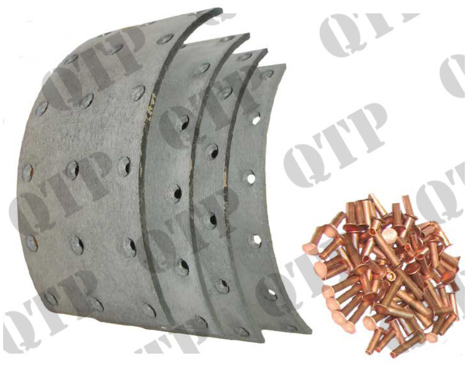 For, DAVID BROWN 1200-1490 Brake Lining Length: 8 1/4" Width: 3 1/2"