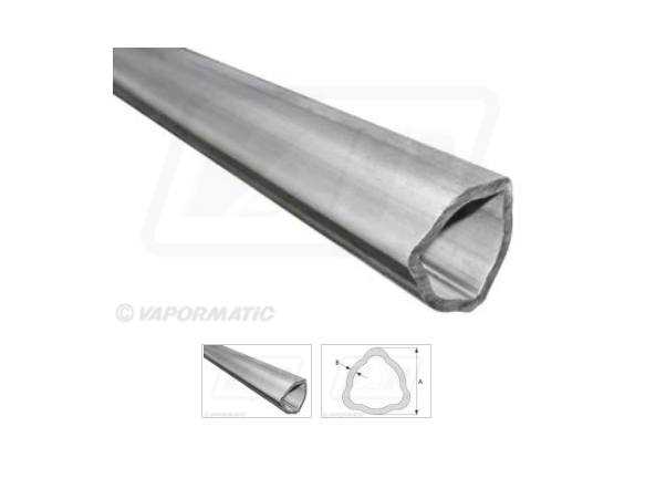 PTO Shaft TRIANGULAR PROFILE TUBE 3M 54mm