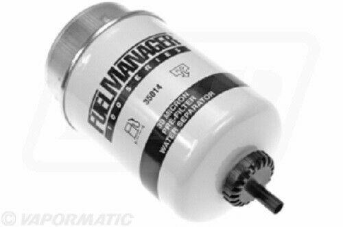 Fuel Filter 30 MICRON - Ford New Holland TM, 8160, 8260, 8360, 8560 - 110mm length, spin on