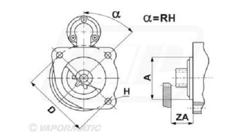 for, VALTRA VALMET Starter Motor