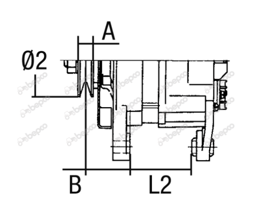 Case IH C CX, McCormick CX MC Alternator - 14V 65A