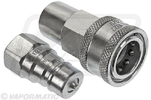 Hydraulic Quick Release Couplings Male & Female 3/8" BSP