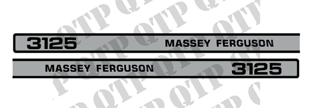 Massey Ferguson 3125 Bonnet Decal Kit