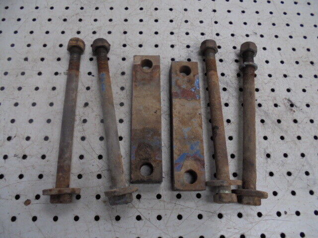 for, Ford 5030 Cab Rear Mounting Bolts & Plates in Good Condition