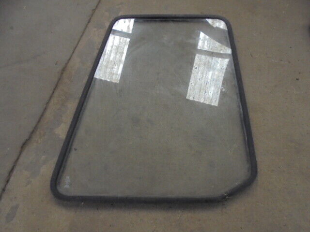 for, Ford 4600 - 7610 Q Cab LH Top Door Glass & Rubber Seal - Good Condition