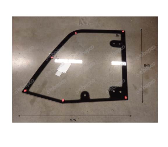 For DEUTZ Agrovector  33.7 37.6 37.7 UPPER DOOR WINDOW LEFT - FLAT