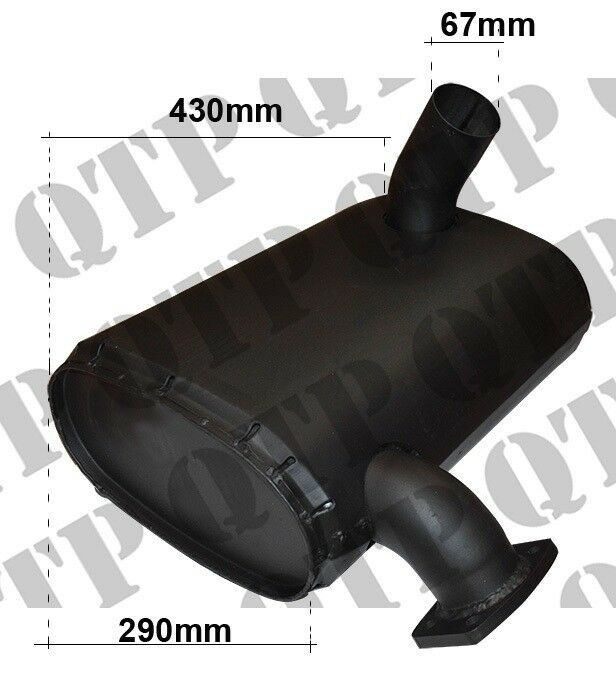 Ford New Holland  Exhaust Box TS115 Non Turbo For Corner Post Only