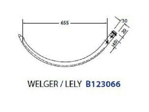 WELGER / LELY AP48, AP52, AP53, AP500, AP530 Needle