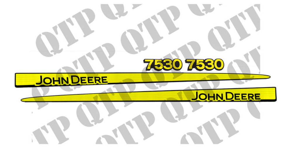 For, John Deere 7530 Decal Kit