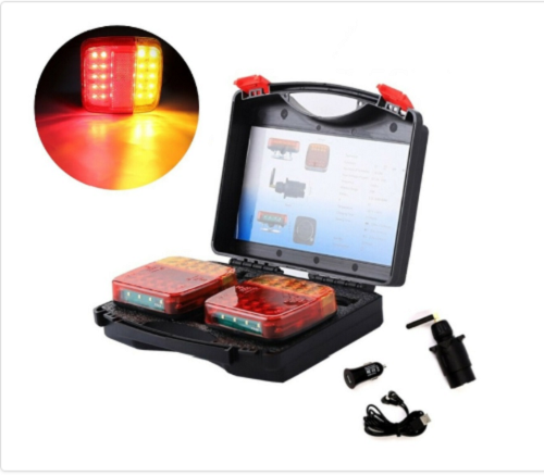 LED Lamp Set 12V/24V 7 Pin Magnetic Wireless Kit